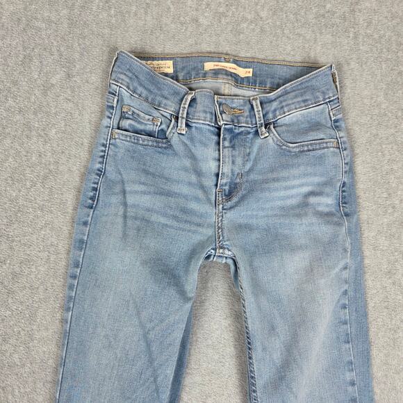 Levi's Premium 710 Womens 24x30 Super Skinny Light Wash Jeans - Picture 4 of 16